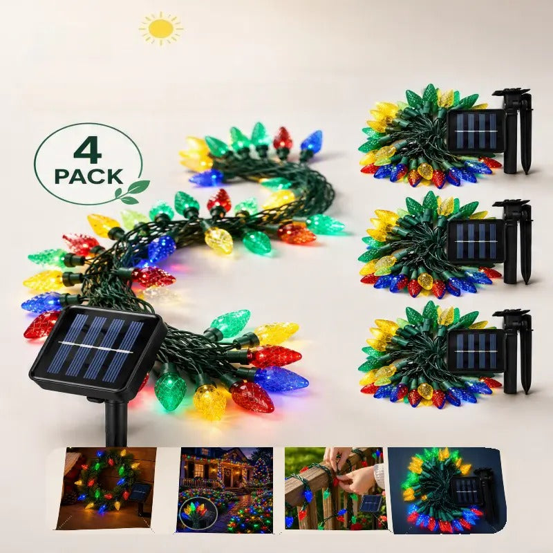 Serencase™ Solar Christmas Tree Pathway Lights