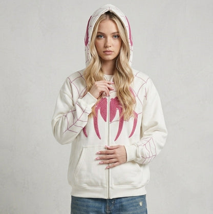 SPIDERMAN EMBROIDERED HOODIE