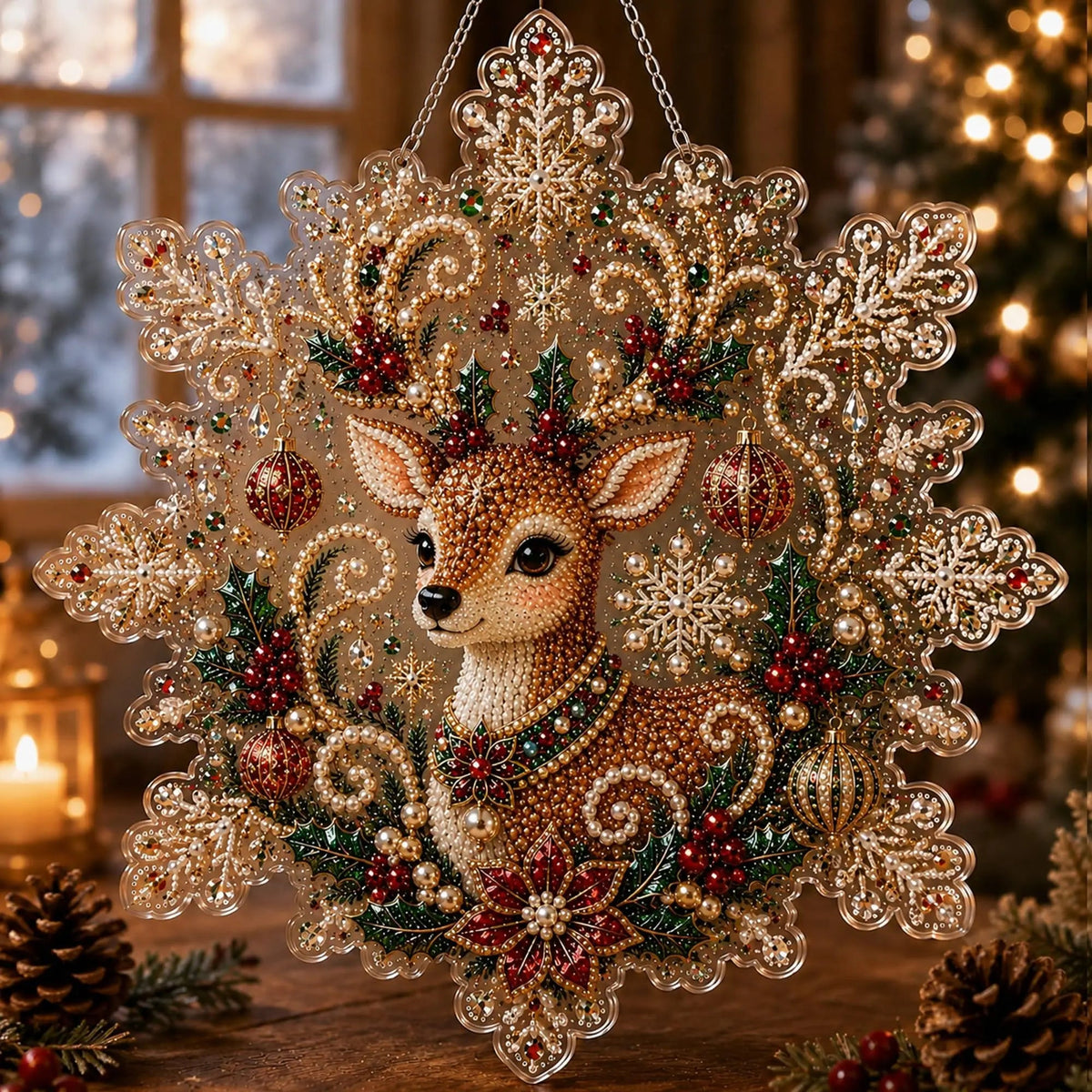 Serencase™ Christmas Diamond Painting Suncatcher Kit