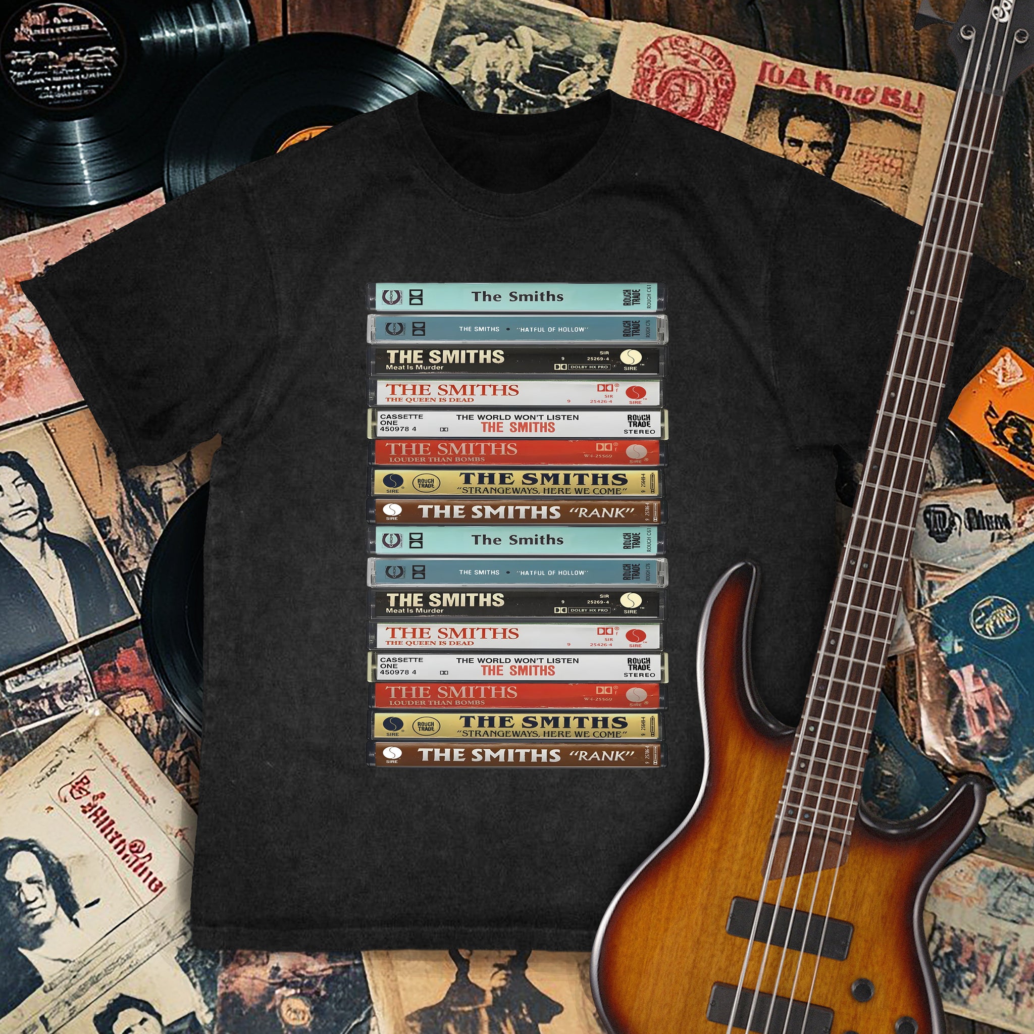 The Smiths Albums Cassette Retro Collection Premium Unisex T-Shirt