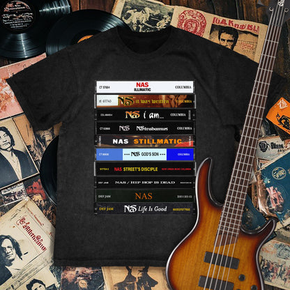 Nas Albums Cassette Collection Retro Premium Unisex T-Shirt
