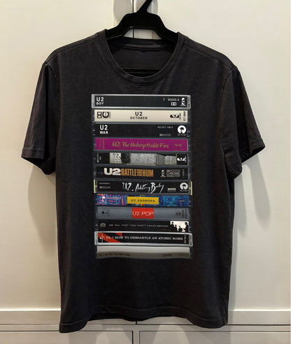 U2 Albums Cassette Retro Collection Premium Unisex T-Shirt