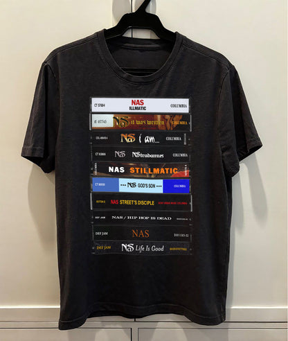 Nas Albums Cassette Collection Retro Premium Unisex T-Shirt