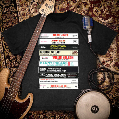 Classic Country Music Cassette Tape Premium Unisex T-Shirt