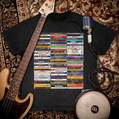 Classic 80’s & 90’s Hip Hop Tapes Cassette Preimum Unisex T-Shirt