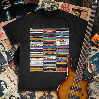 Classic 80’s & 90’s Hip Hop Tapes Cassette Preimum Unisex T-Shirt