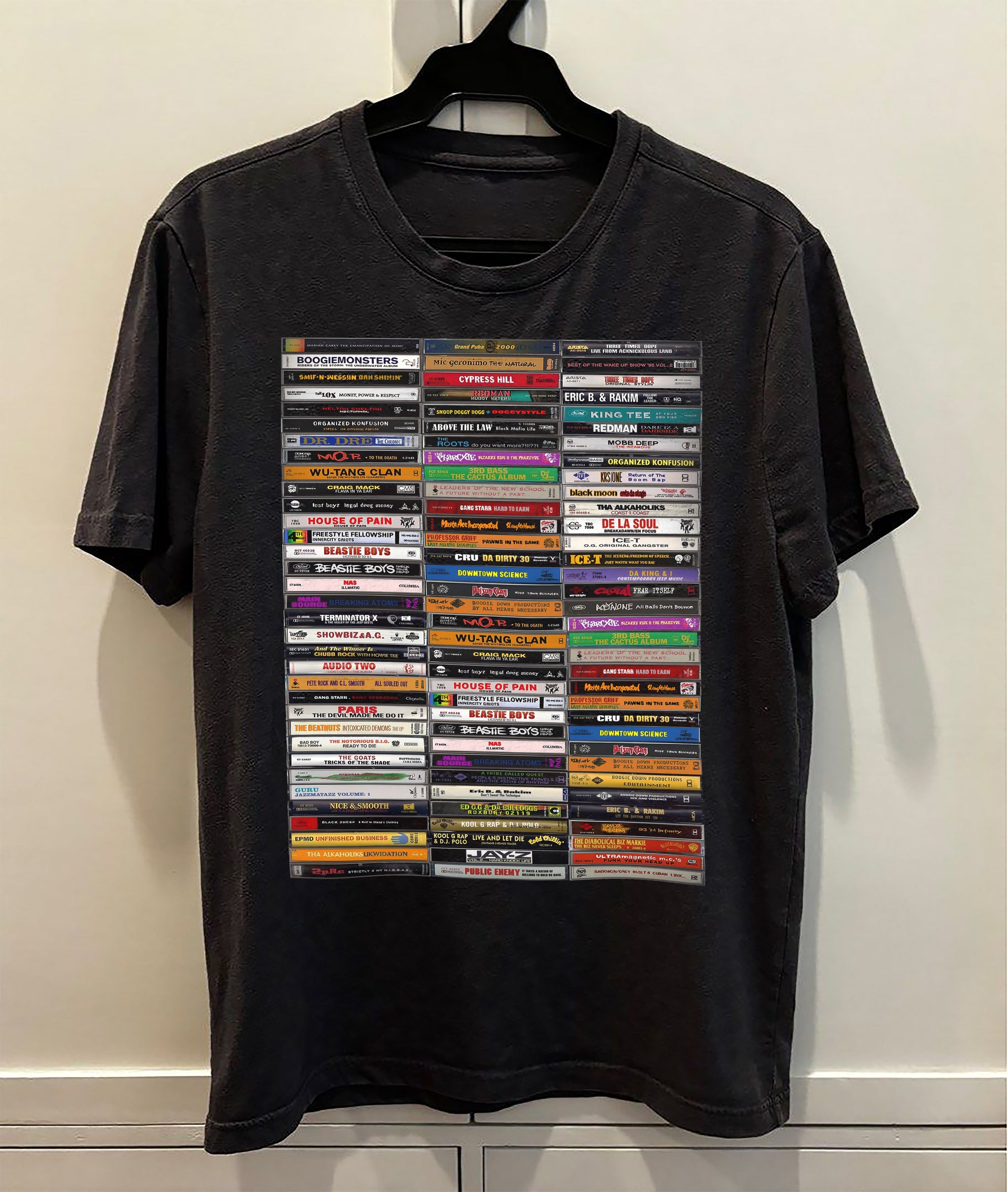 Classic 80’s & 90’s Hip Hop Tapes Cassette Preimum Unisex T-Shirt