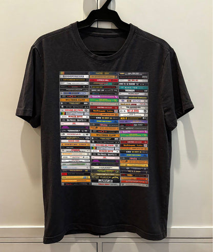Classic 80’s & 90’s Hip Hop Tapes Cassette Preimum Unisex T-Shirt